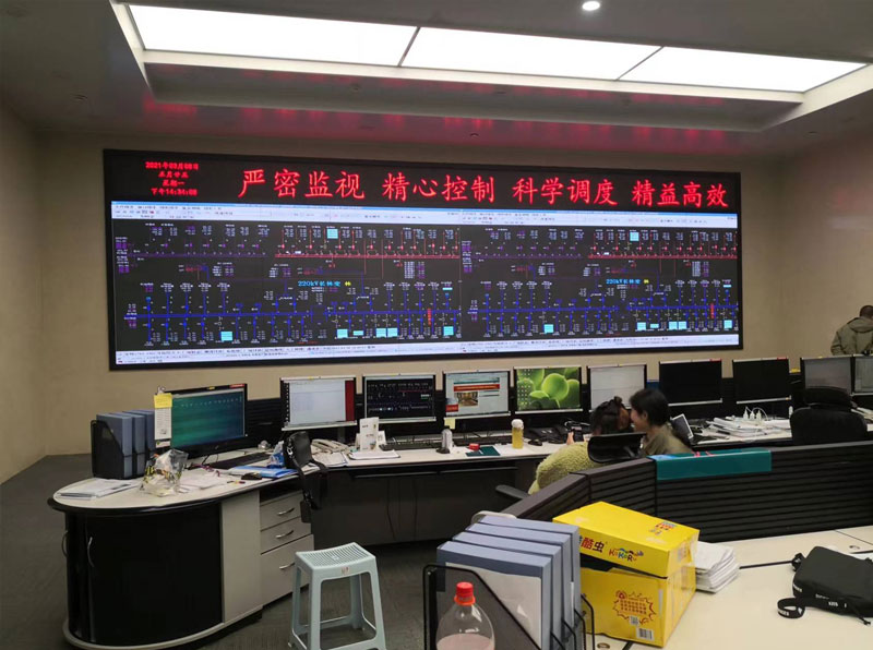 渭南荆门供电55寸1.8mm3x6液晶拼接屏项目